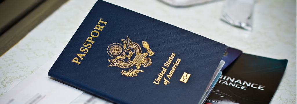 picture of passport on mail