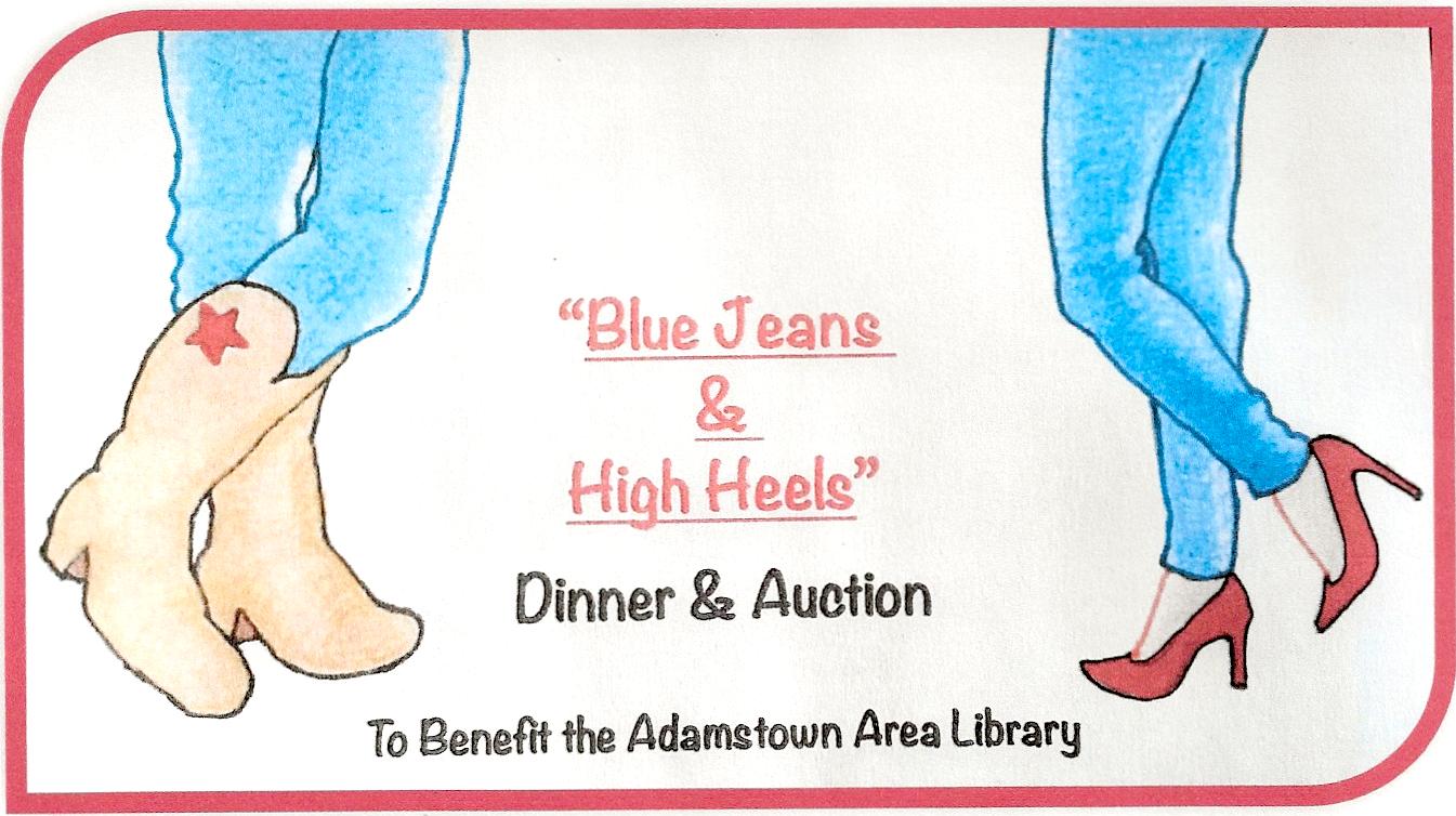 Blue Jeans & High Heels Dinner & Auction to benefit Adamstown Area Library
